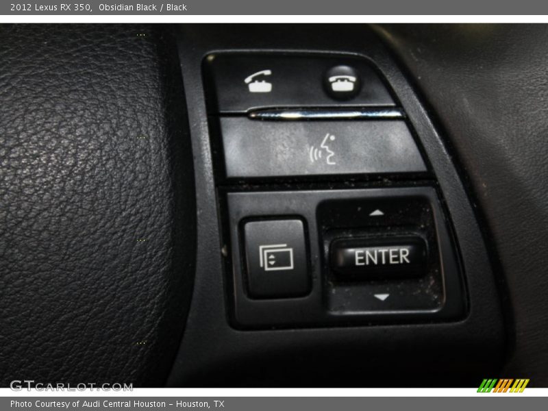 Obsidian Black / Black 2012 Lexus RX 350