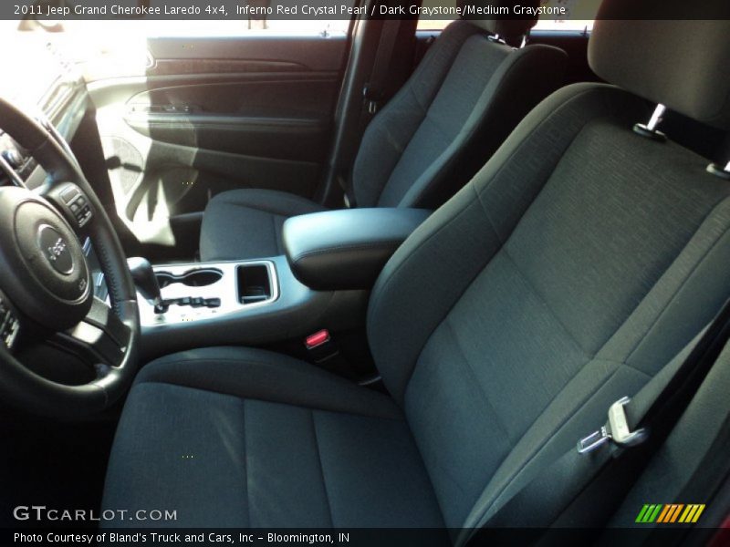 Inferno Red Crystal Pearl / Dark Graystone/Medium Graystone 2011 Jeep Grand Cherokee Laredo 4x4