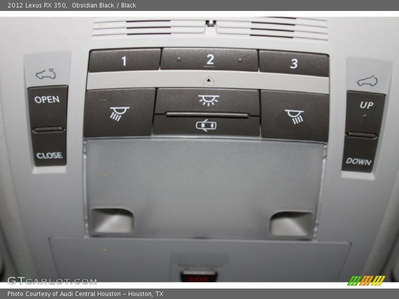 Obsidian Black / Black 2012 Lexus RX 350