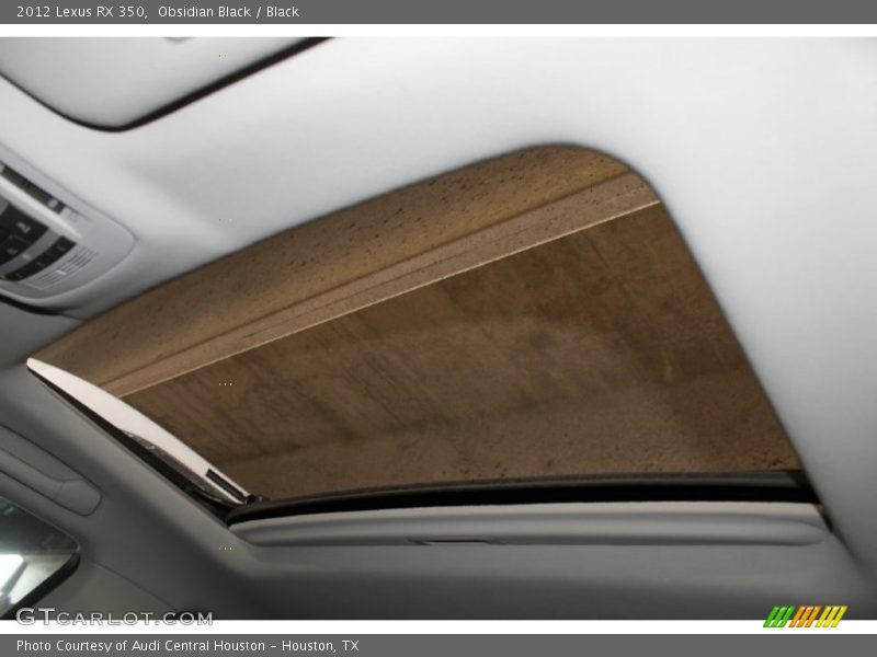 Obsidian Black / Black 2012 Lexus RX 350