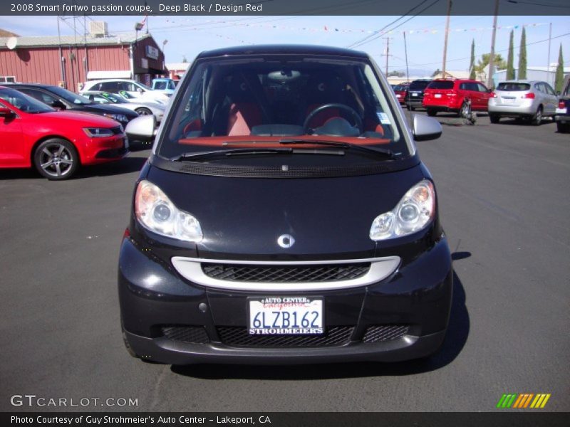 Deep Black / Design Red 2008 Smart fortwo passion coupe