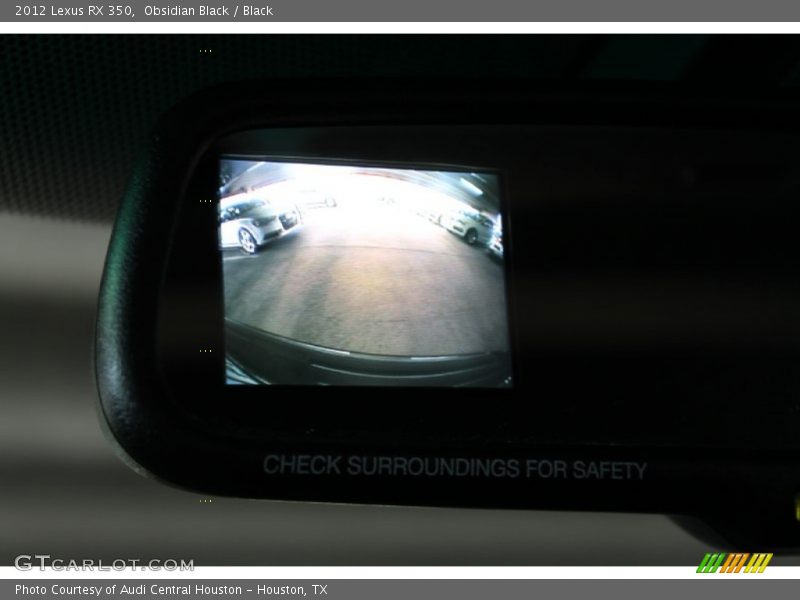 Obsidian Black / Black 2012 Lexus RX 350
