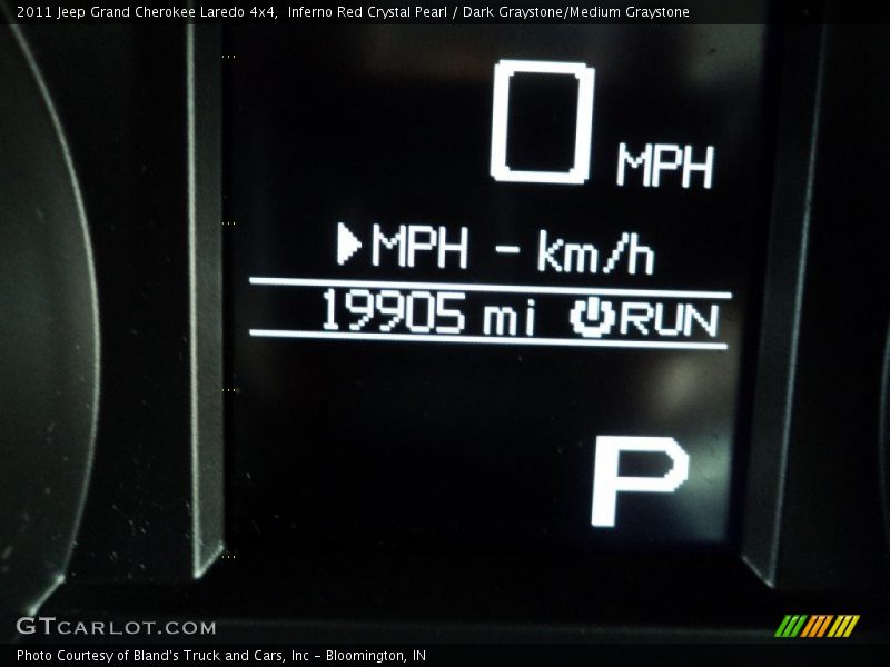 Inferno Red Crystal Pearl / Dark Graystone/Medium Graystone 2011 Jeep Grand Cherokee Laredo 4x4