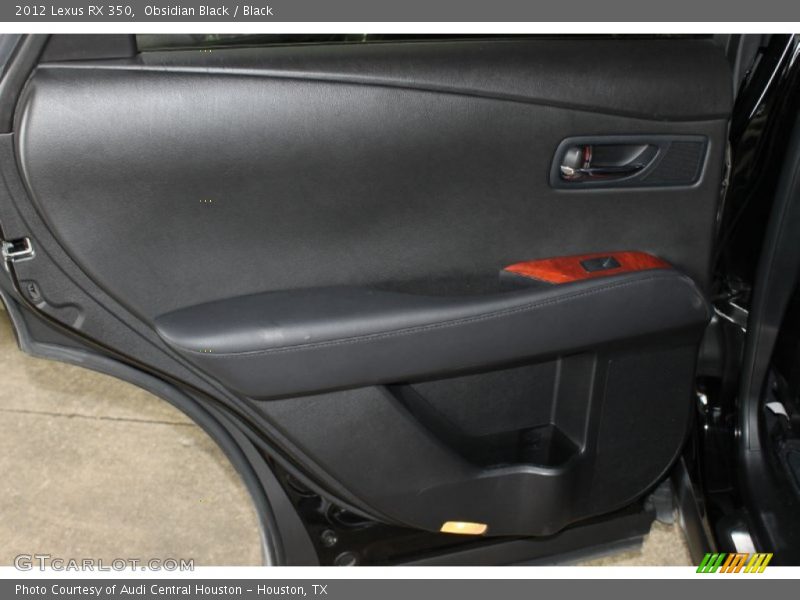 Obsidian Black / Black 2012 Lexus RX 350
