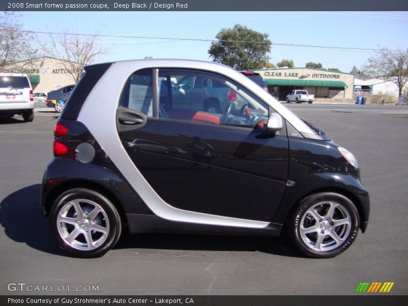 Deep Black / Design Red 2008 Smart fortwo passion coupe