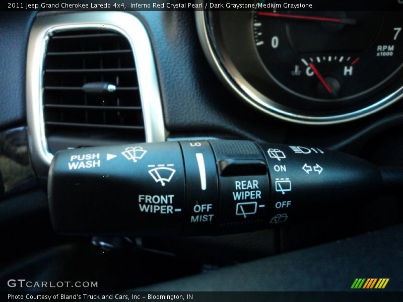 Inferno Red Crystal Pearl / Dark Graystone/Medium Graystone 2011 Jeep Grand Cherokee Laredo 4x4