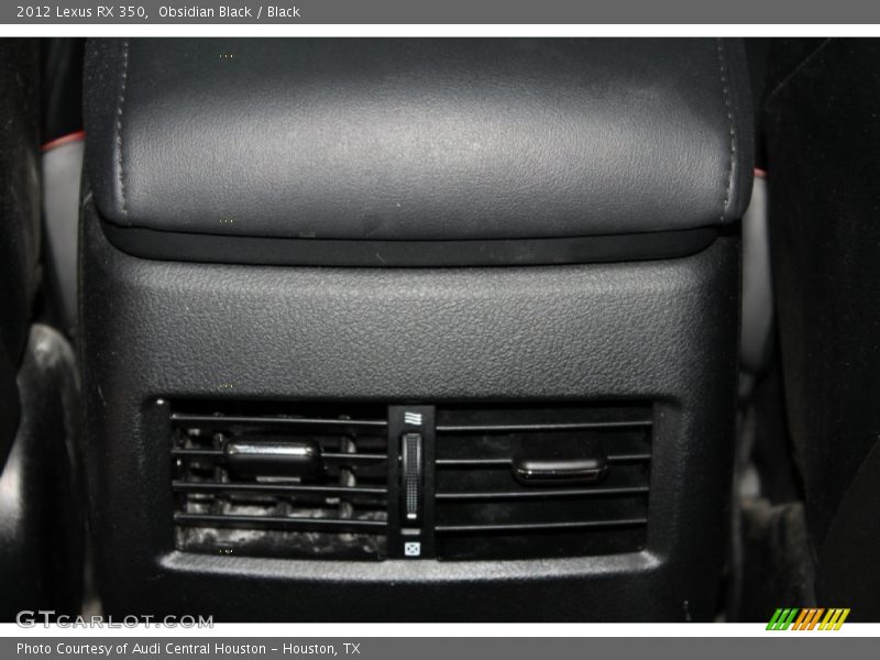 Obsidian Black / Black 2012 Lexus RX 350