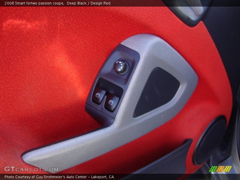 Deep Black / Design Red 2008 Smart fortwo passion coupe