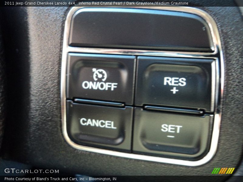 Inferno Red Crystal Pearl / Dark Graystone/Medium Graystone 2011 Jeep Grand Cherokee Laredo 4x4