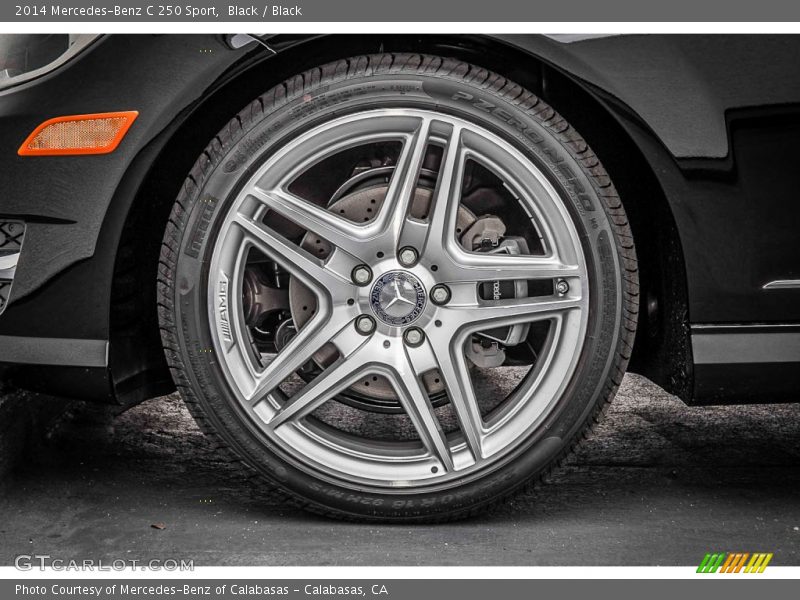 Black / Black 2014 Mercedes-Benz C 250 Sport