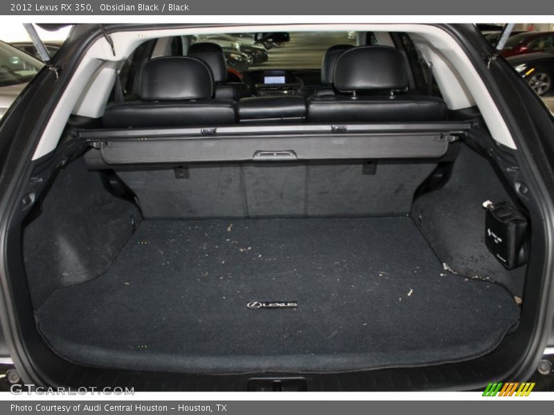 Obsidian Black / Black 2012 Lexus RX 350