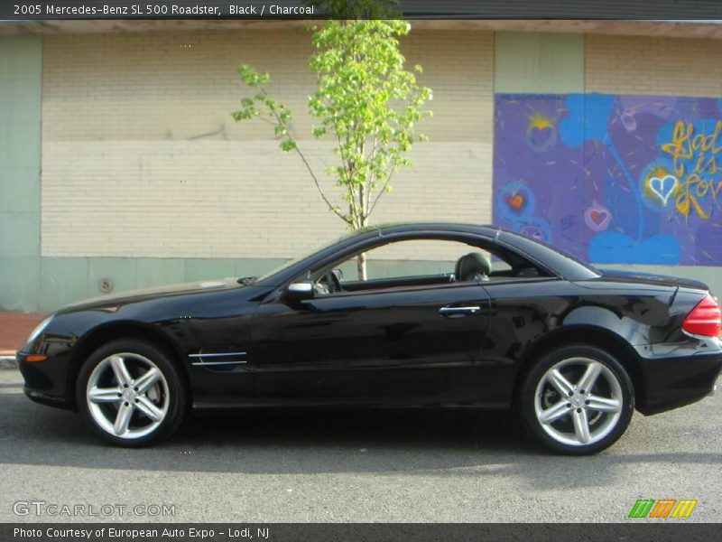 Black / Charcoal 2005 Mercedes-Benz SL 500 Roadster