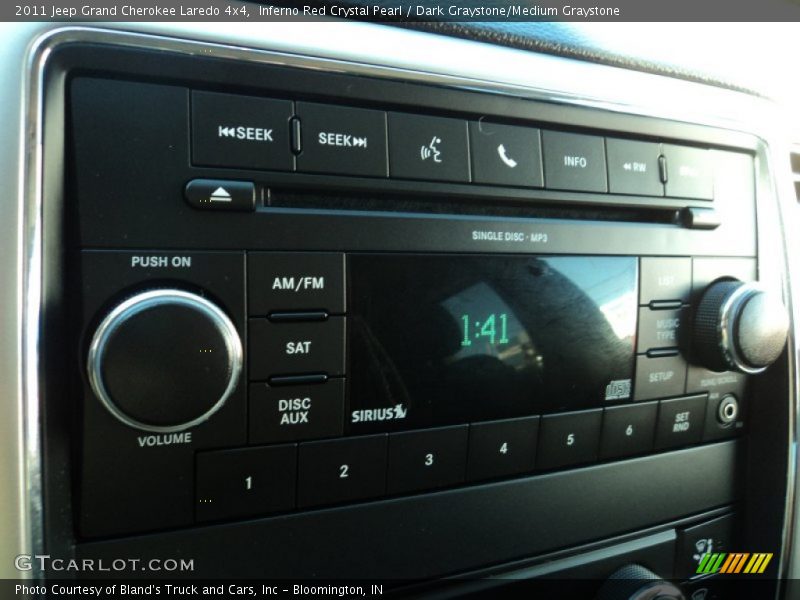 Inferno Red Crystal Pearl / Dark Graystone/Medium Graystone 2011 Jeep Grand Cherokee Laredo 4x4