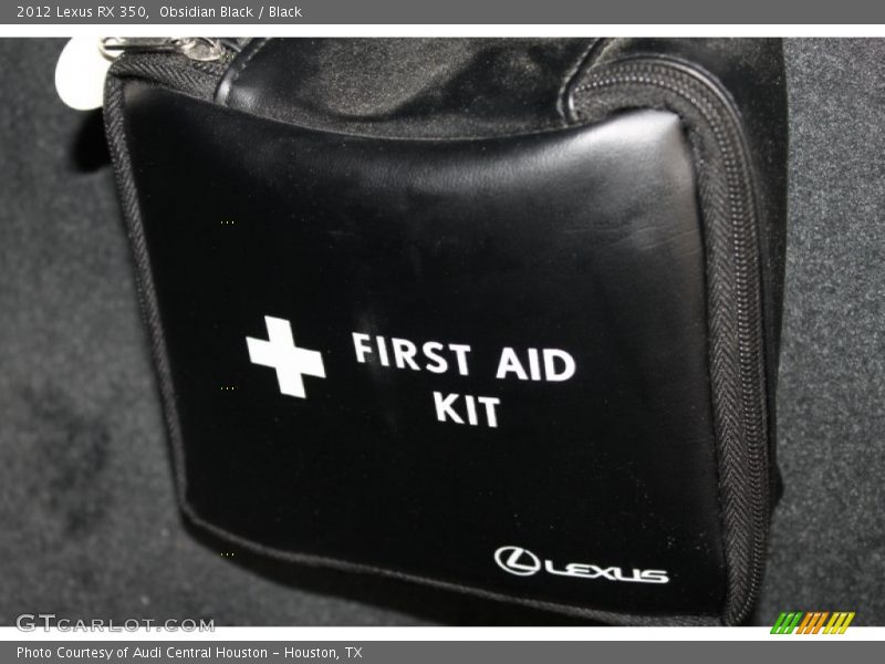Obsidian Black / Black 2012 Lexus RX 350