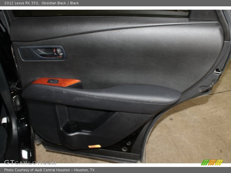 Obsidian Black / Black 2012 Lexus RX 350