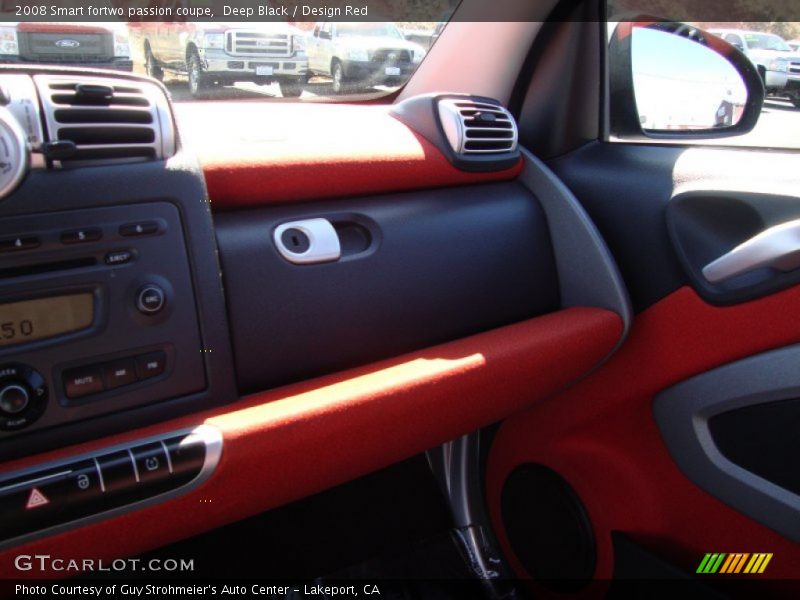 Deep Black / Design Red 2008 Smart fortwo passion coupe
