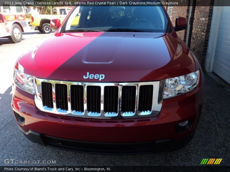 Inferno Red Crystal Pearl / Dark Graystone/Medium Graystone 2011 Jeep Grand Cherokee Laredo 4x4