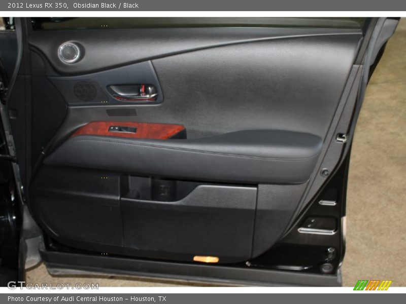 Obsidian Black / Black 2012 Lexus RX 350