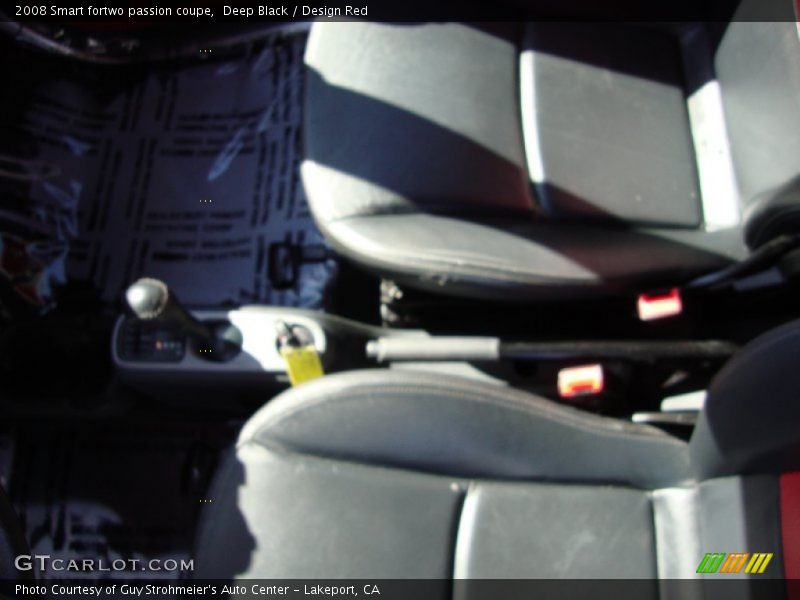 Deep Black / Design Red 2008 Smart fortwo passion coupe