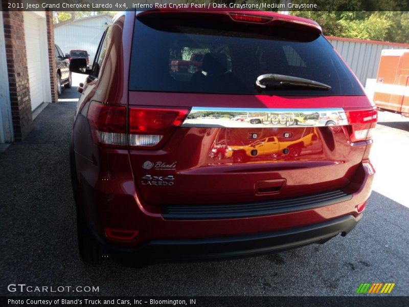 Inferno Red Crystal Pearl / Dark Graystone/Medium Graystone 2011 Jeep Grand Cherokee Laredo 4x4