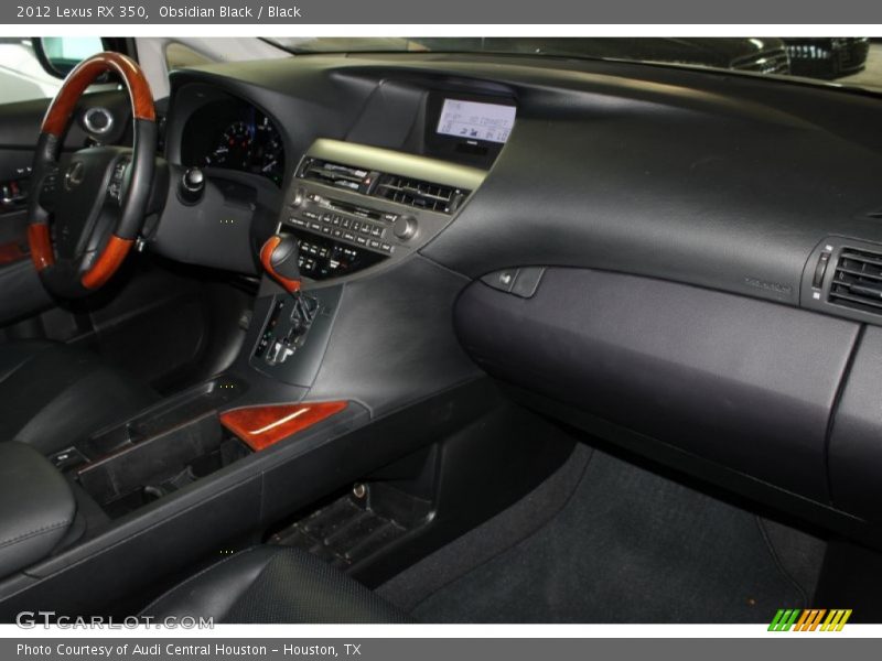 Obsidian Black / Black 2012 Lexus RX 350