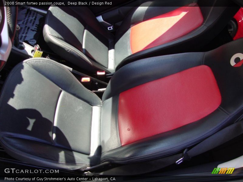 Deep Black / Design Red 2008 Smart fortwo passion coupe