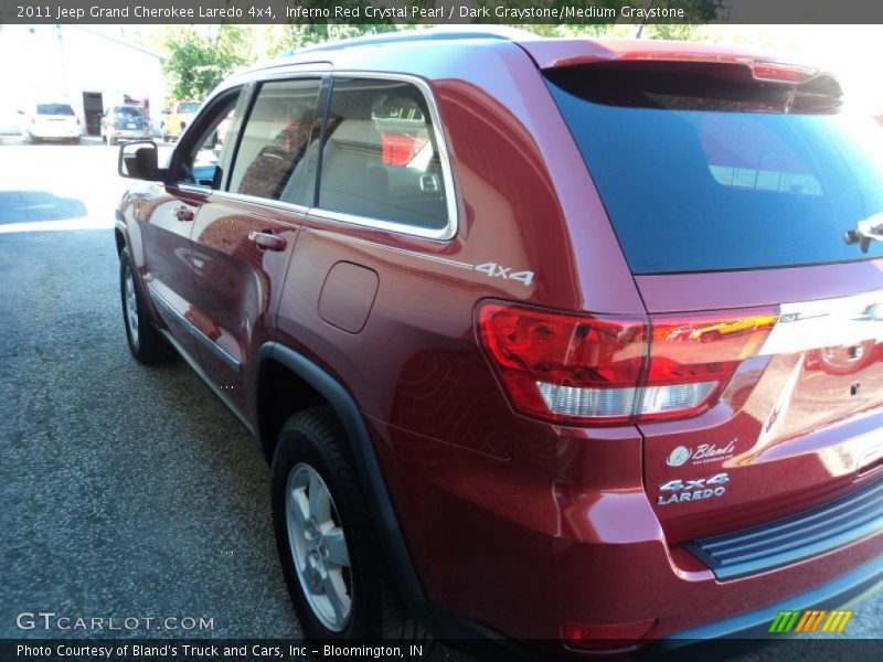 Inferno Red Crystal Pearl / Dark Graystone/Medium Graystone 2011 Jeep Grand Cherokee Laredo 4x4
