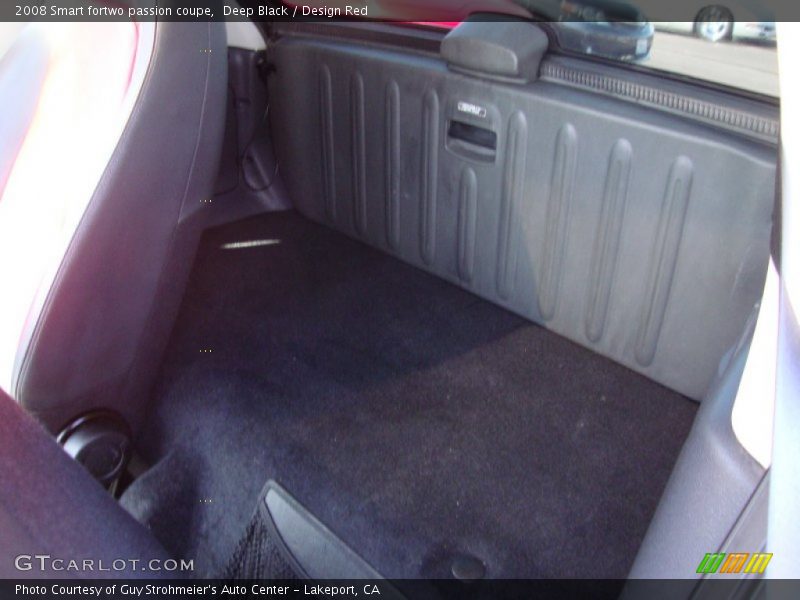 Deep Black / Design Red 2008 Smart fortwo passion coupe