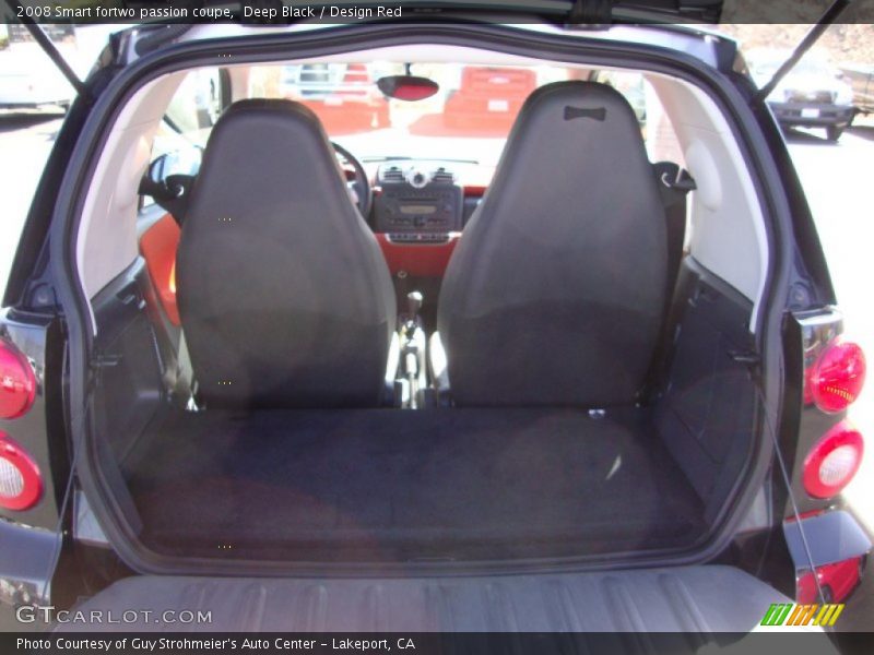 Deep Black / Design Red 2008 Smart fortwo passion coupe