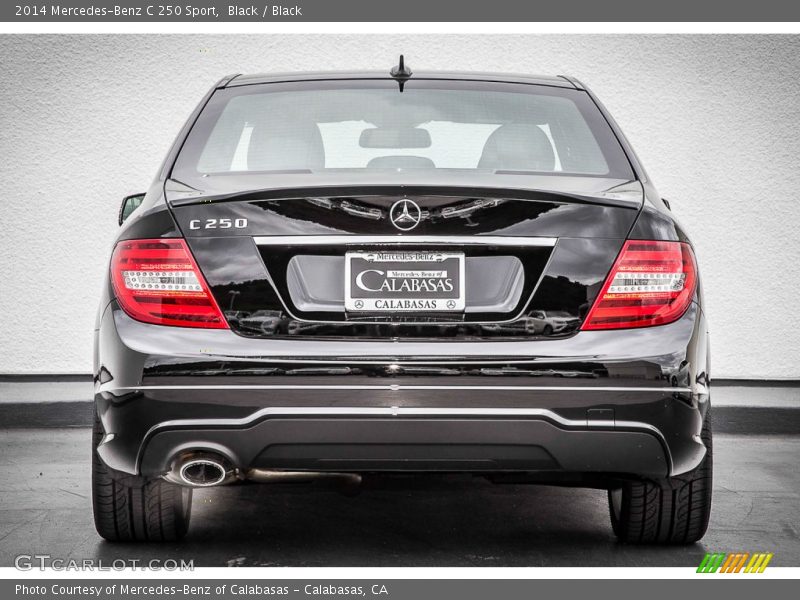 Black / Black 2014 Mercedes-Benz C 250 Sport