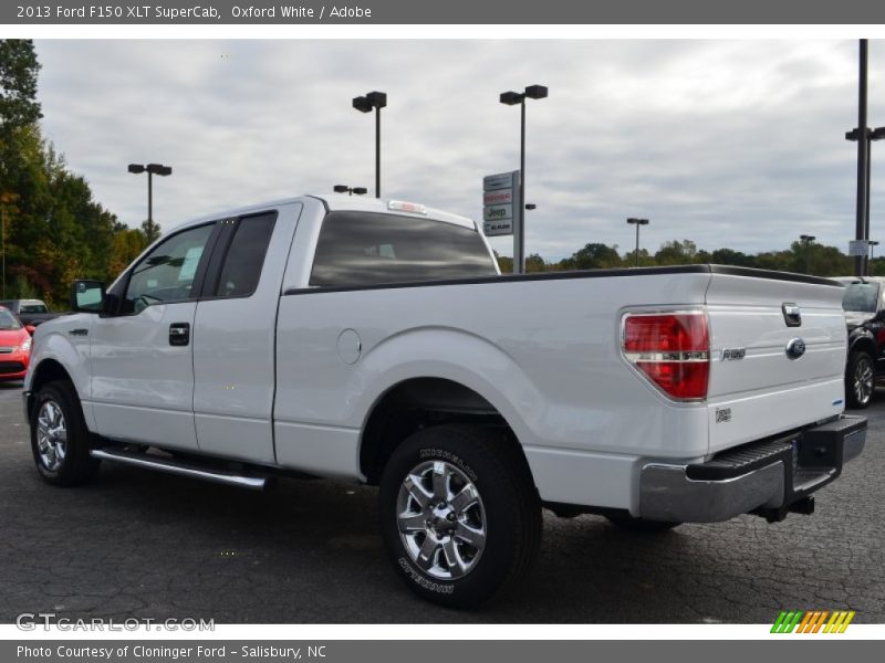 Oxford White / Adobe 2013 Ford F150 XLT SuperCab