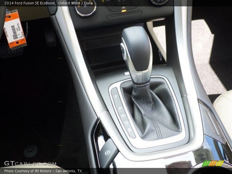 Oxford White / Dune 2014 Ford Fusion SE EcoBoost