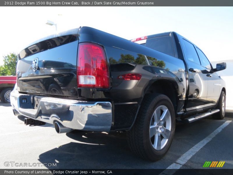 Black / Dark Slate Gray/Medium Graystone 2012 Dodge Ram 1500 Big Horn Crew Cab