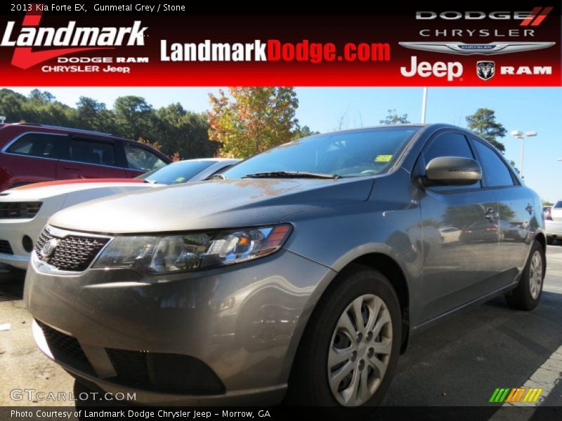 Gunmetal Grey / Stone 2013 Kia Forte EX