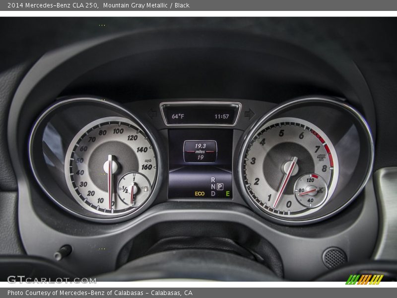 Mountain Gray Metallic / Black 2014 Mercedes-Benz CLA 250