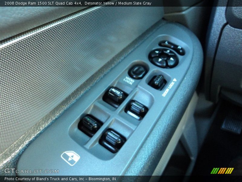 Detonator Yellow / Medium Slate Gray 2008 Dodge Ram 1500 SLT Quad Cab 4x4