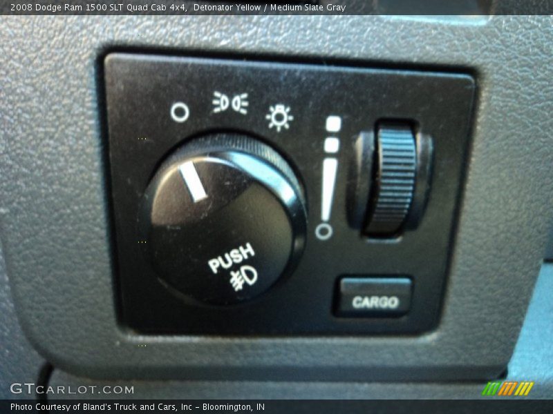 Detonator Yellow / Medium Slate Gray 2008 Dodge Ram 1500 SLT Quad Cab 4x4