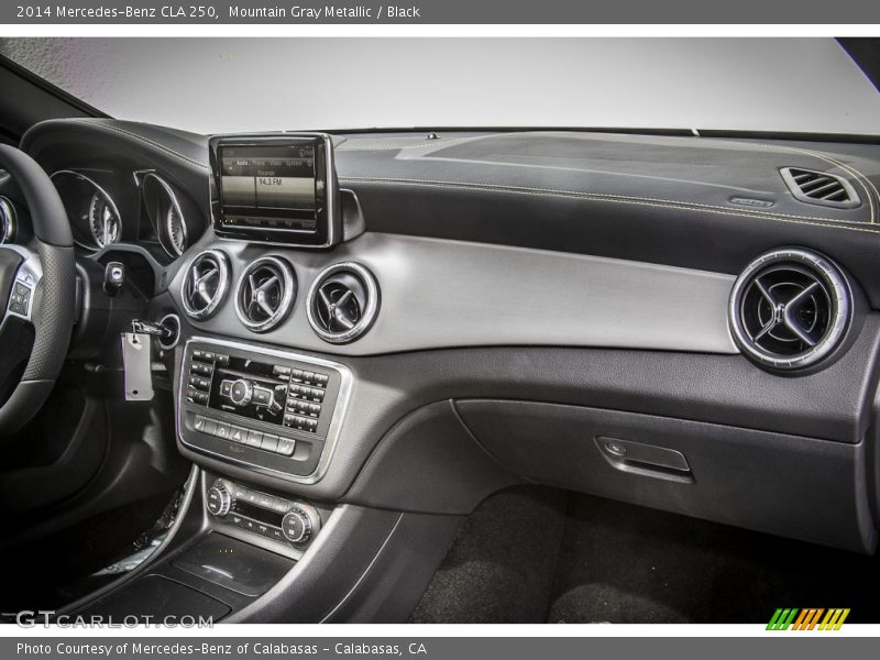 Mountain Gray Metallic / Black 2014 Mercedes-Benz CLA 250