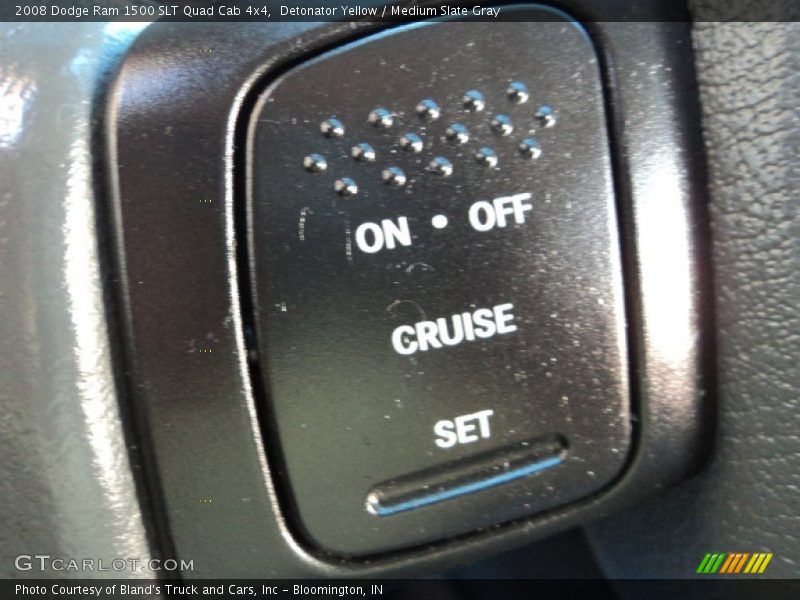 Detonator Yellow / Medium Slate Gray 2008 Dodge Ram 1500 SLT Quad Cab 4x4