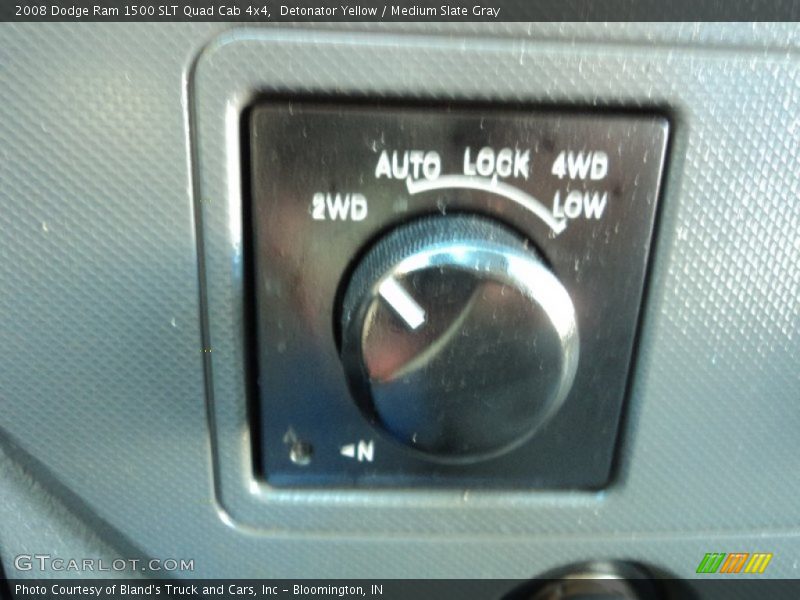 Detonator Yellow / Medium Slate Gray 2008 Dodge Ram 1500 SLT Quad Cab 4x4