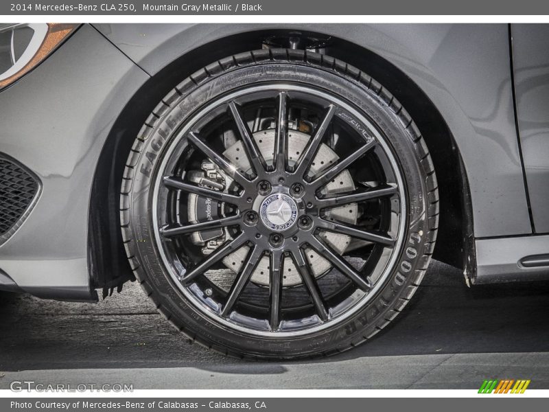 Mountain Gray Metallic / Black 2014 Mercedes-Benz CLA 250