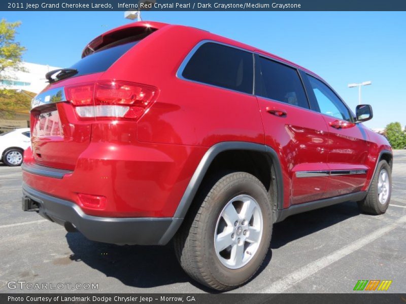 Inferno Red Crystal Pearl / Dark Graystone/Medium Graystone 2011 Jeep Grand Cherokee Laredo