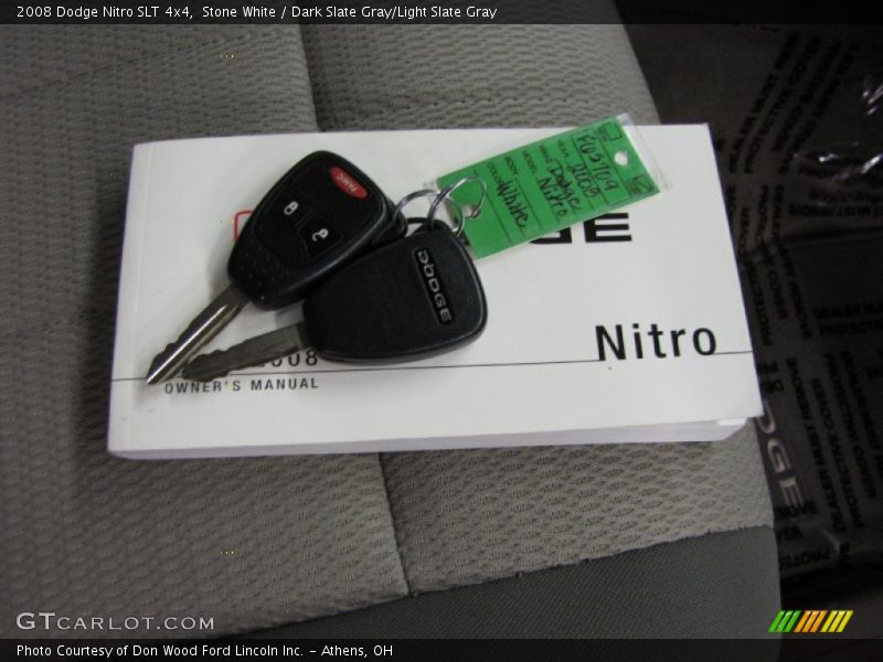 Stone White / Dark Slate Gray/Light Slate Gray 2008 Dodge Nitro SLT 4x4