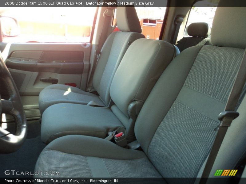 Detonator Yellow / Medium Slate Gray 2008 Dodge Ram 1500 SLT Quad Cab 4x4