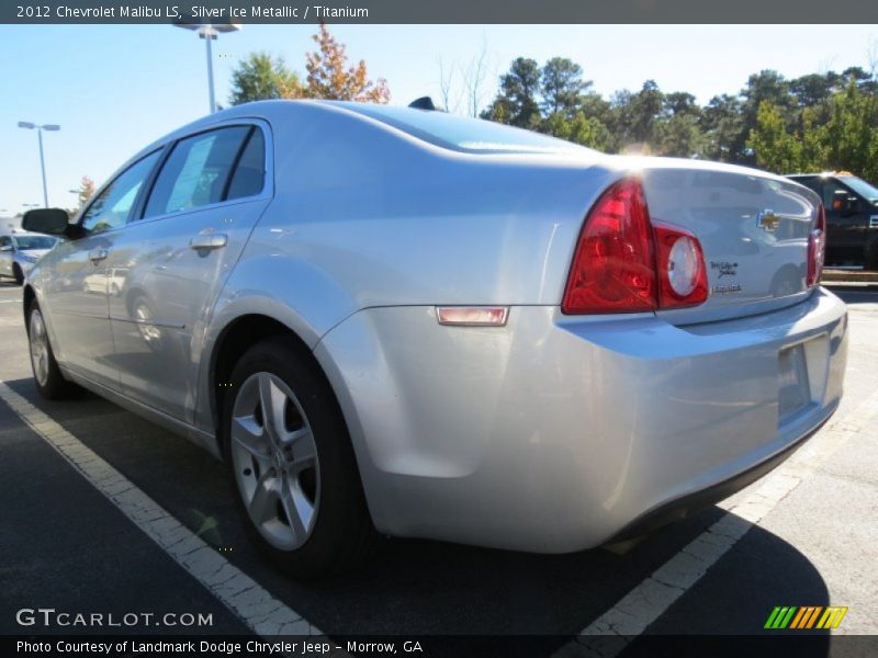 Silver Ice Metallic / Titanium 2012 Chevrolet Malibu LS