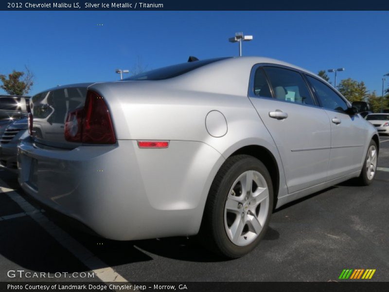 Silver Ice Metallic / Titanium 2012 Chevrolet Malibu LS