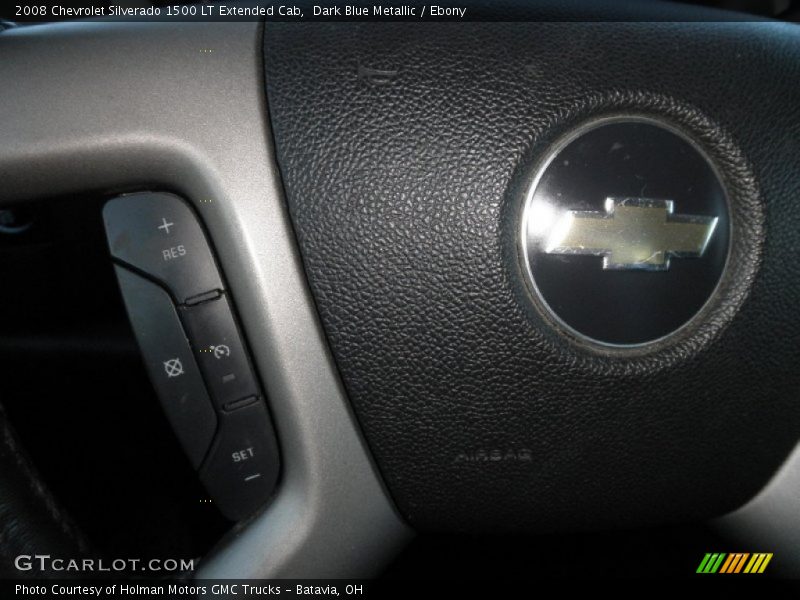 Dark Blue Metallic / Ebony 2008 Chevrolet Silverado 1500 LT Extended Cab