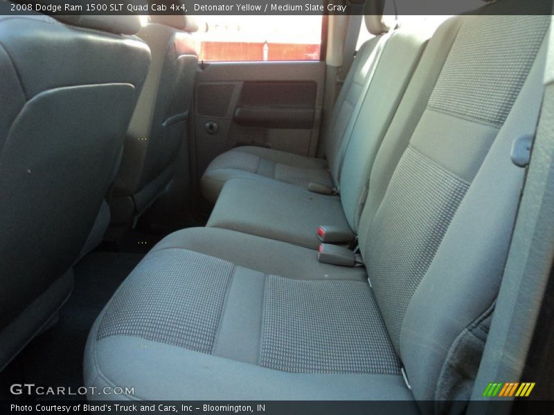 Detonator Yellow / Medium Slate Gray 2008 Dodge Ram 1500 SLT Quad Cab 4x4