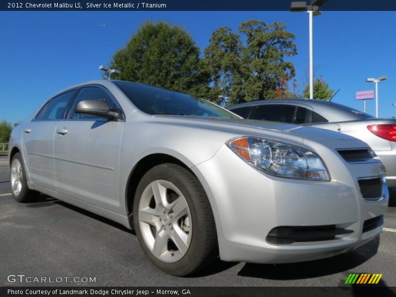 Silver Ice Metallic / Titanium 2012 Chevrolet Malibu LS