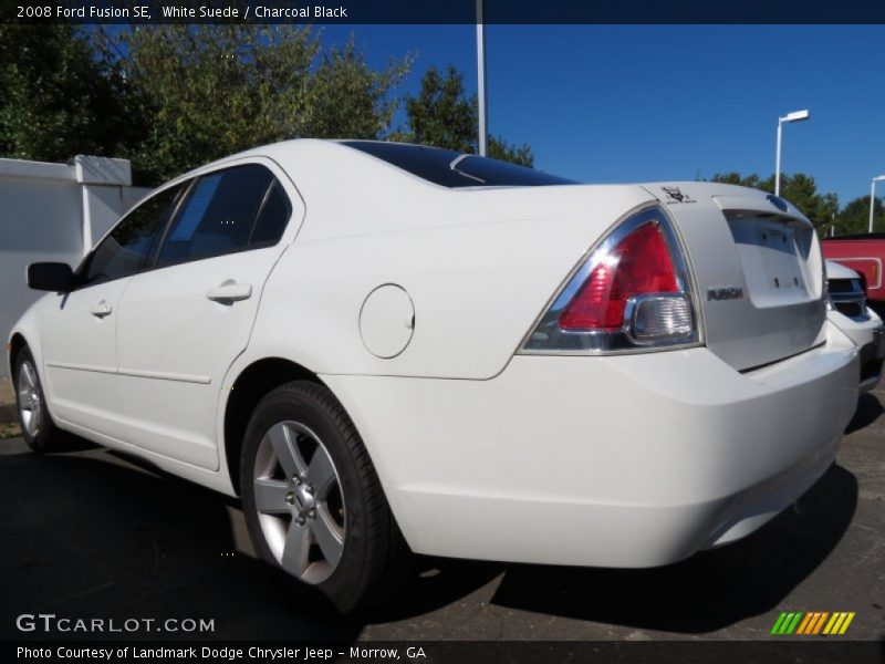 White Suede / Charcoal Black 2008 Ford Fusion SE